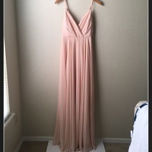 Lulu’s All About Love Blush Pink Maxi Dress